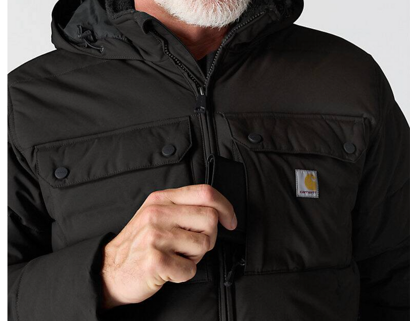 Load image into Gallery viewer, Carhartt Men's Montana Loose Fit Insulated Jacket Black 107082-N04
