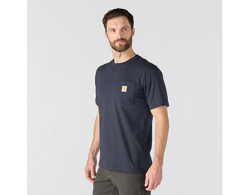 Load image into Gallery viewer, Carhartt Men's Irvine Relaxed Multi Color C T-shirt Navy 107781-I26
