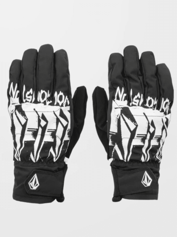 Load image into Gallery viewer, Volcom Men&#39;s V.Co Nyle Snow Gloves Black Print J6852607-BPR
