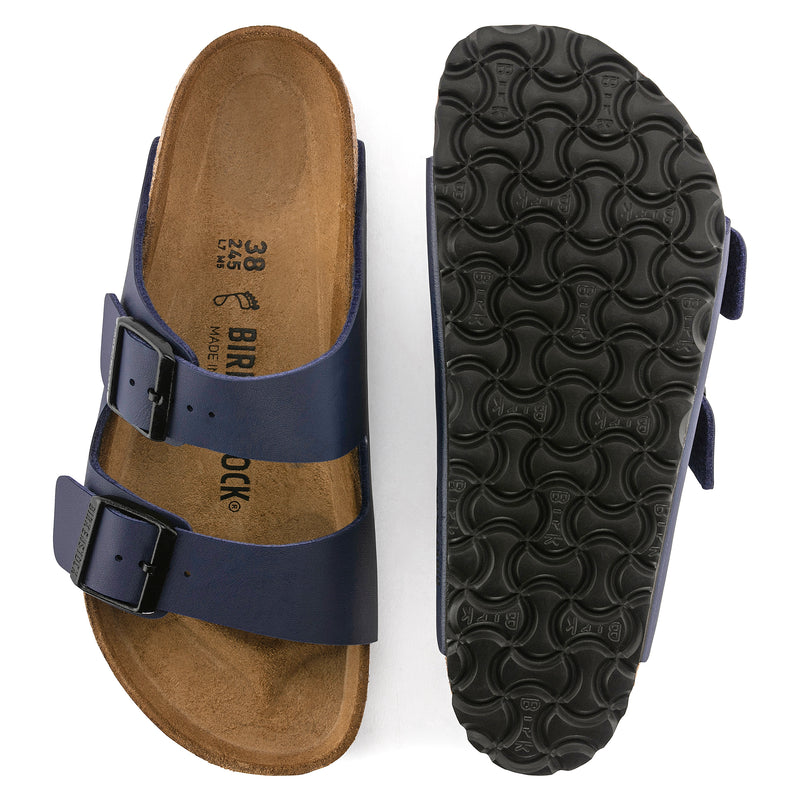 Load image into Gallery viewer, Birkenstock Men&#39;s Arizona Birko-Flor Sandals Blue 0051753
