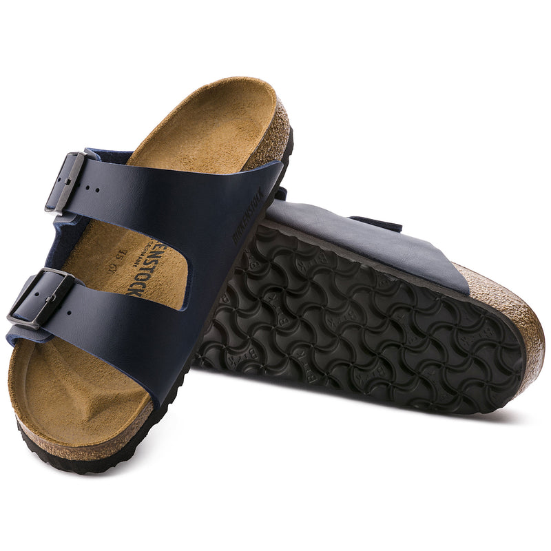 Load image into Gallery viewer, Birkenstock Men&#39;s Arizona Birko-Flor Sandals Blue 0051753
