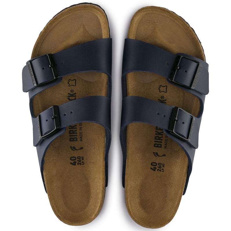 Load image into Gallery viewer, Birkenstock Men&#39;s Arizona Birko-Flor Sandals Blue 0051753
