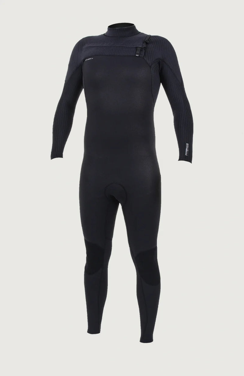 Load image into Gallery viewer, O'Neill Men's Hyperfreak Plus 3/2mm Chest Zip Full Wetsuit Black/Black 5343A00
