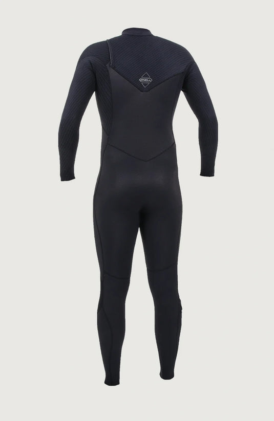 O'Neill Men's Hyperfreak Plus 3/2mm Chest Zip Full Wetsuit Black/Black 5343A00