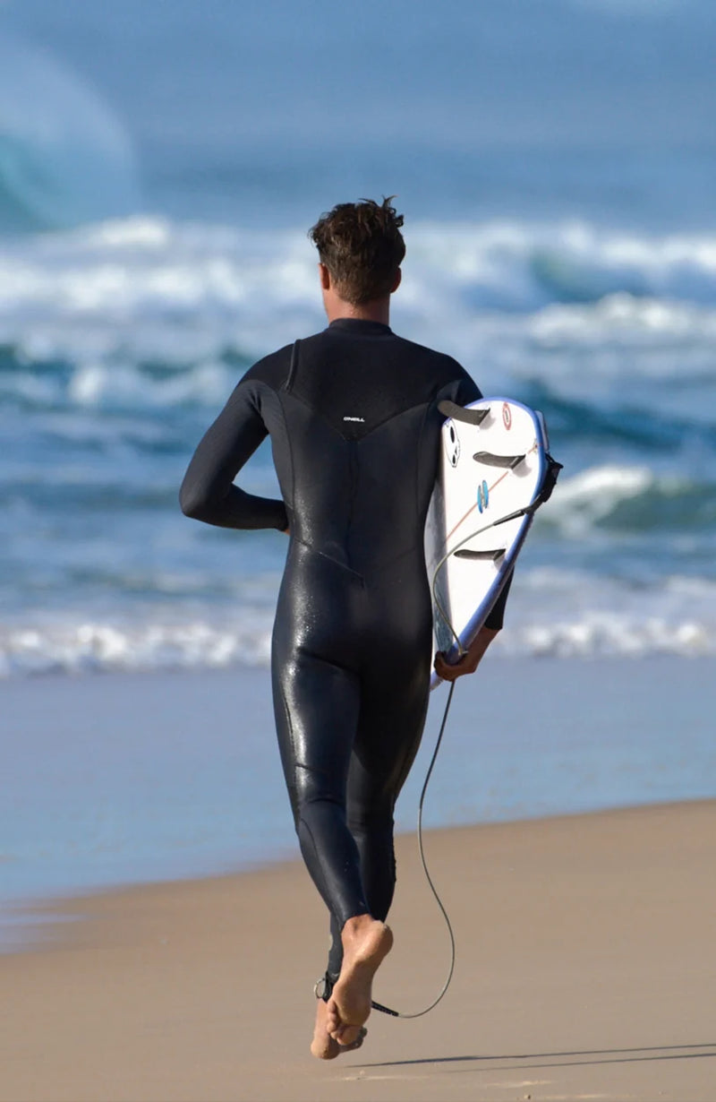 Load image into Gallery viewer, O'Neill Men's Hyperfreak Plus 3/2mm Chest Zip Full Wetsuit Black/Black 5343A00
