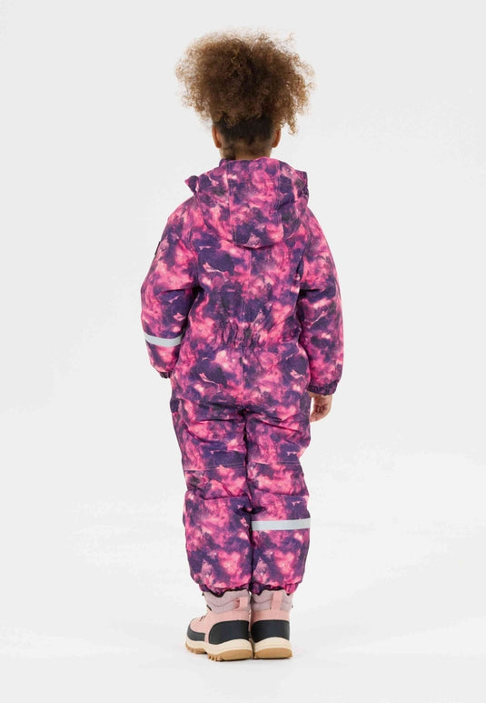 Zig Zag Kid's Tower Printed Coverall (2-5 Years) W-Pro 10000 Dark Purple Z213005-4078