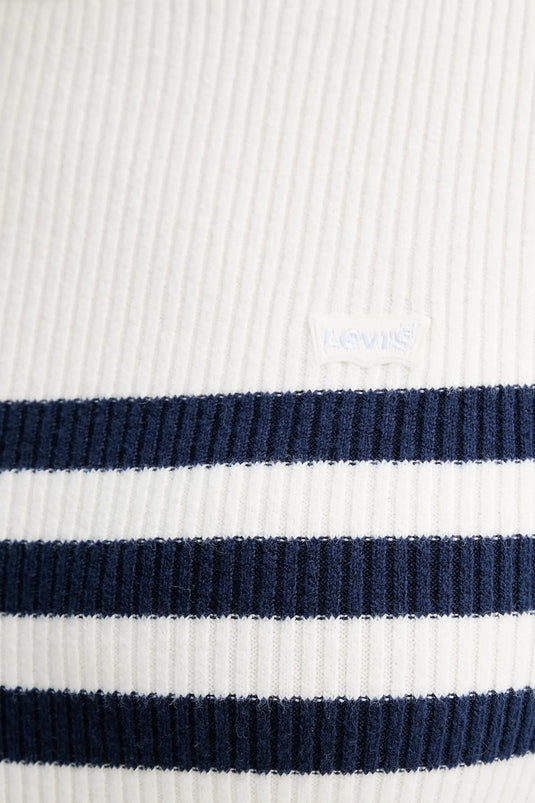 Levi's Women's Crewneck Rib Sweater Blue A07190036