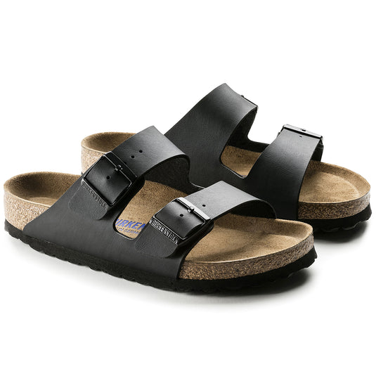 Birkenstock Men's Arizona BS Soft Footbed Narrow Fit Sandals Black 0551253