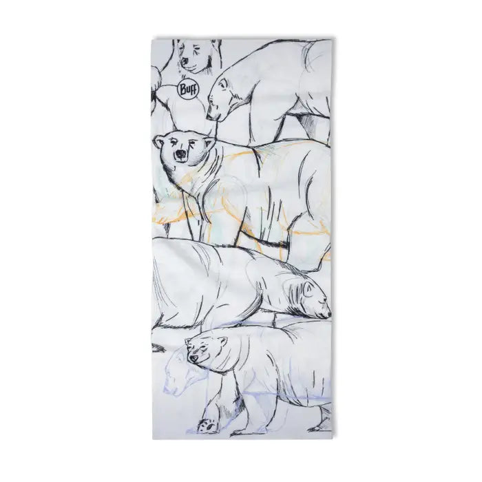 Load image into Gallery viewer, Buff Kids&#39; Original EcoStretch Neckwear Bargy White 136639.000.10.00
