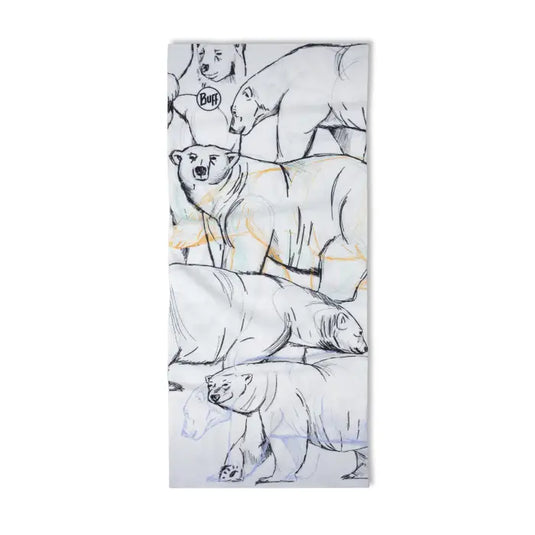 Buff Kids' Original EcoStretch Neckwear Bargy White 136639.000.10.00