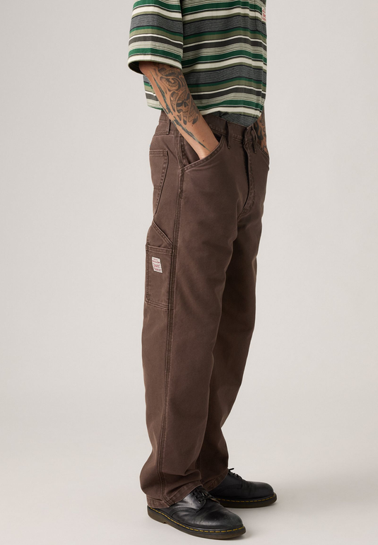 Levi's Mens' 568™ Loose Straight Carpenter Pants Brown 558490068