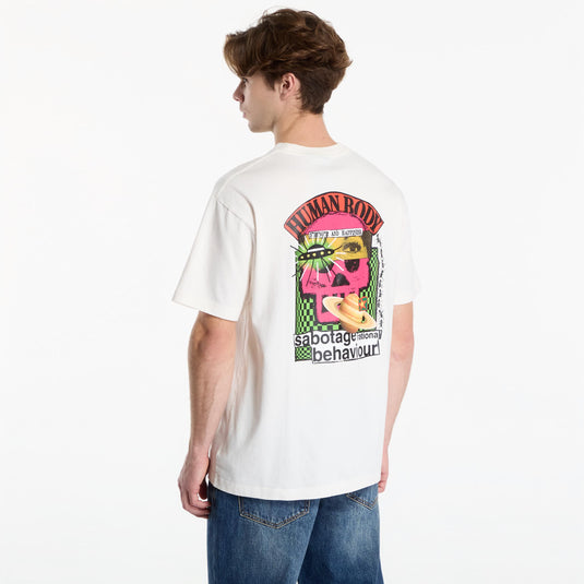 Vans Men's Checkered Board Behaviour T-Shirt Egret VN000U5SC9F