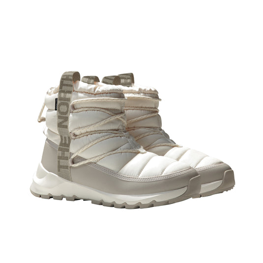 The North Face Women's ThermoBall Lace Up Waterproof Shoes Gardenia White/Silvergrey NF0A5LWD32F
