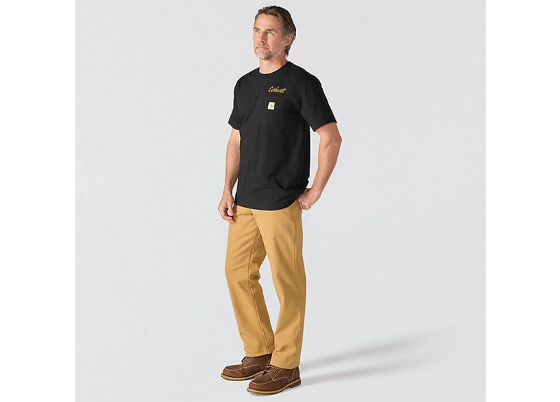 Load image into Gallery viewer, Carhartt Men's Irvine Relaxed Hardwork T-shirt Black 107735-N04
