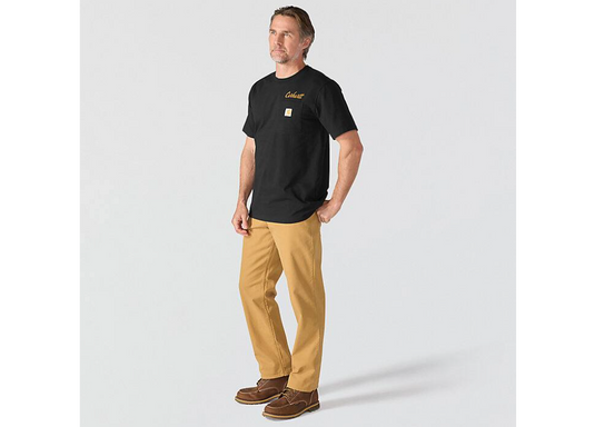Carhartt Men's Irvine Relaxed Hardwork T-shirt Black 107735-N04