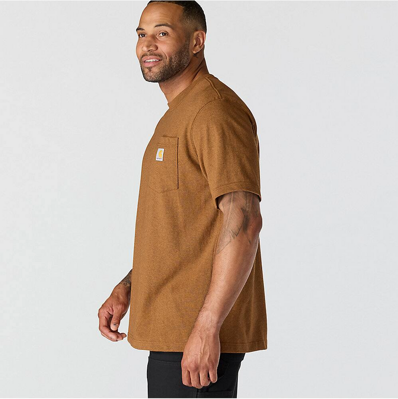 Load image into Gallery viewer, Carhartt Men's Dearborn Relaxed Pocket T-shirt Brown 103296-BRN
