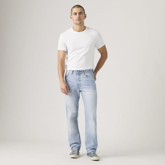 Levi's Mens' 501® Original Fit Jeans Stretch it Out Light Wash Stretch 005013418