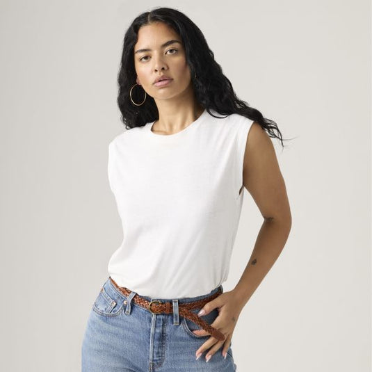 Levi's Women's Boxy Tank Top White A87940001