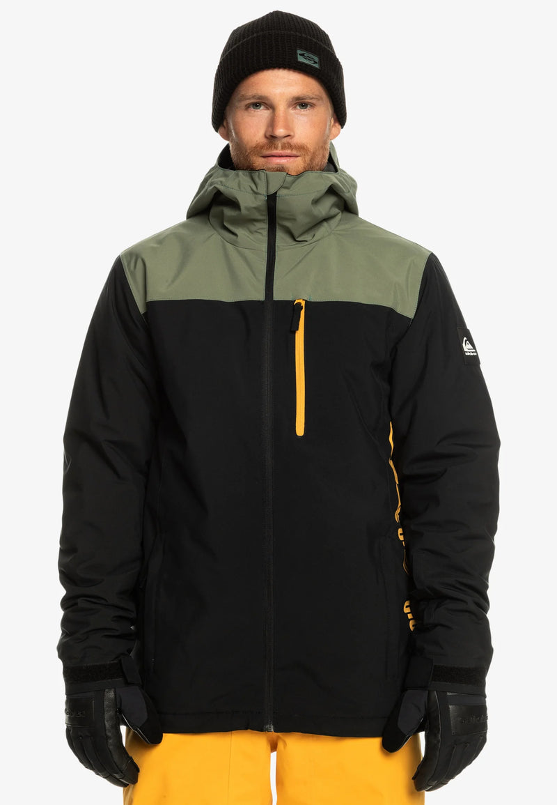 Load image into Gallery viewer, Quiksilver Morton Snowboard Jacket Green EQYTJ03430-GNB0
