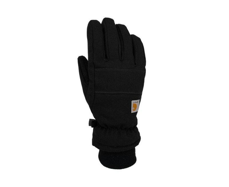 Load image into Gallery viewer, Carhartt Men's Insulated Duck Touch-Sensitive Knit Cuff Glove Black GL0781M-BLK
