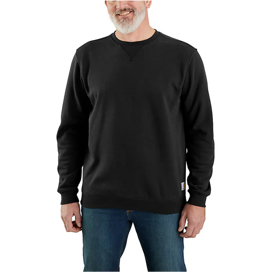Carhartt Men's Loose Fit Midweight Crewneck Sweatshirt Black K124-BLK