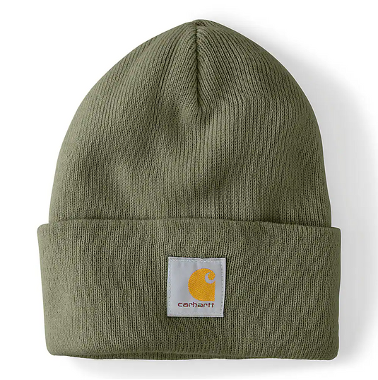 Carhartt Unisex Iconic A18 Watch Cap Beanie Dusty Olive A18-DOV