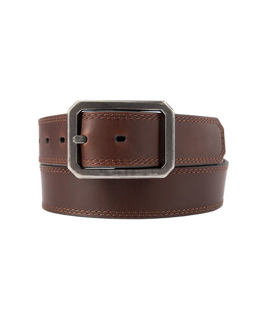 Carhartt Men's Leather Reversible Centre Bar Buckle Belt Brown/Black 803617-201