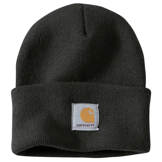 Carhartt Unisex Iconic A18 Watch Cap Beanie Black A18-BLK
