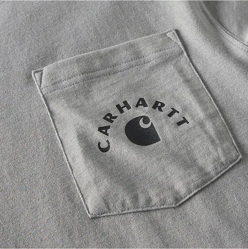 Load image into Gallery viewer, Carhartt Men's Irvine Relaxed Work T-Shirt Weather Ash Heather 107317-E87

