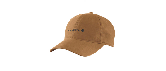 Carhartt Unisex Canvas Embroidered Graphic Cap Brown 106810-BRN