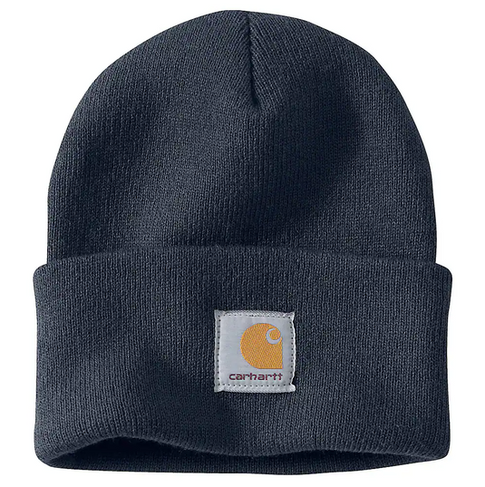 Carhartt Unisex Iconic A18 Watch Cap Beanie Navy A18-NVY