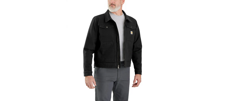 Load image into Gallery viewer, Carhartt Men's Rugged Flex™ Duck Berwick Jacket Black 105748-N04
