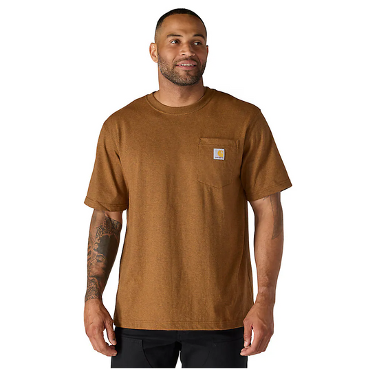 Carhartt Men's Dearborn Relaxed Pocket T-shirt Brown 103296-BRN
