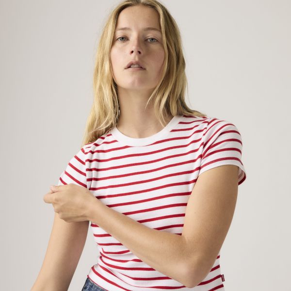 Load image into Gallery viewer, Levi's Women's Essential Sporty Tee Red A74190042

