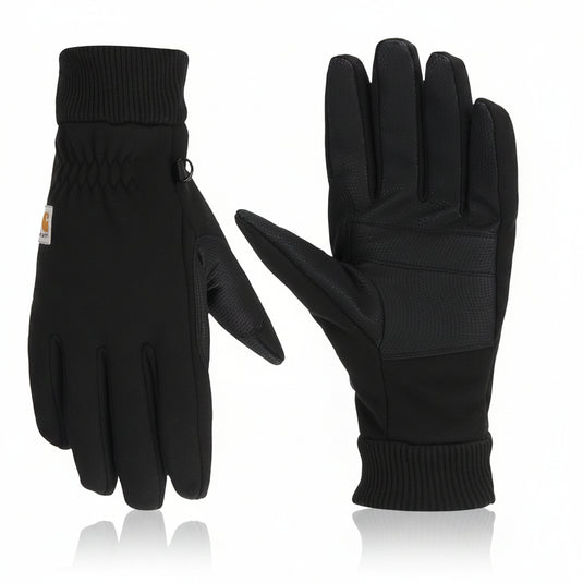 Carhartt Women's Wind Fighter Thermal-Lined Fleece Touch-Sensitive Knit Cuff Gloves Black WA622-BLK