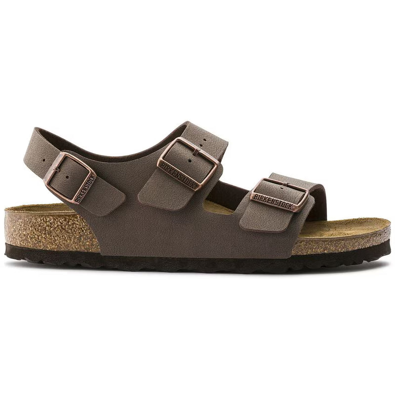 Load image into Gallery viewer, Birkenstock Unisex Milano BS Narrow Fit Sandals Mocca 0634503
