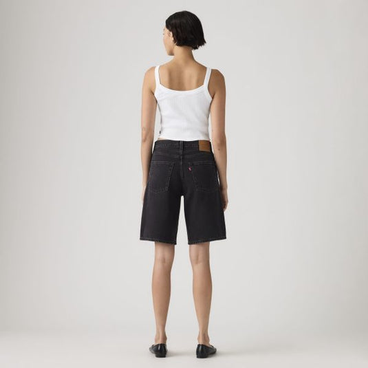 Levi's Women's Baggy Dad Jorts Denim Shorts Black 000MJ0009