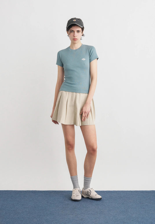 Dickies Women's Gladeville Mid Weight T-Shirt Stormy Sea DK0A87QBL371