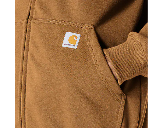 Carhartt Men's Paxton Full Zip Sweatshirt Hoodie Carhartt Brown 100614-BRN