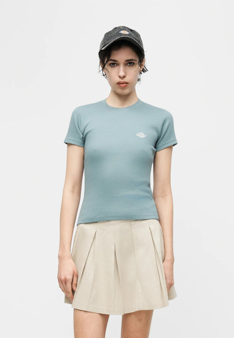 Load image into Gallery viewer, Dickies Women's Gladeville Mid Weight T-Shirt Stormy Sea DK0A87QBL371
