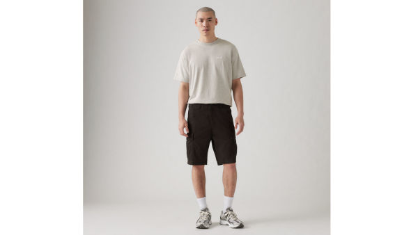 Load image into Gallery viewer, Levi's Men's Carrier Cargo Shorts Black 001KG0011
