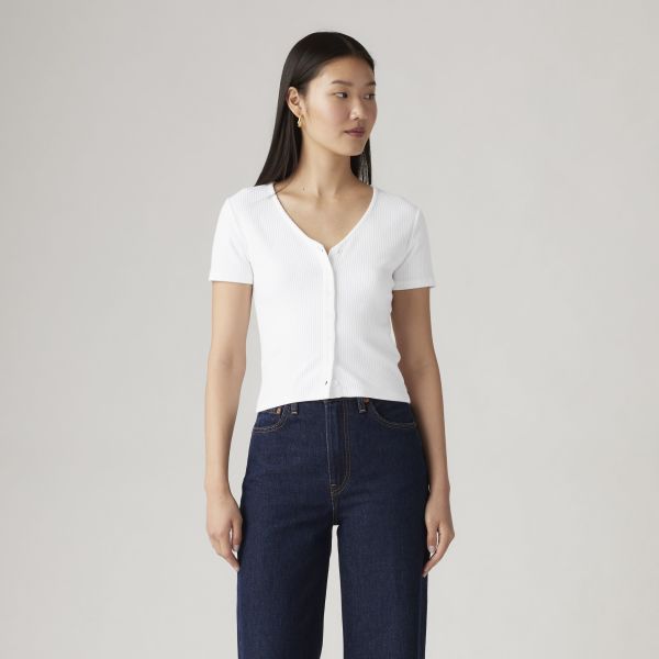 Load image into Gallery viewer, Levi's Women's Muse Tee T-Shirt White A87820001
