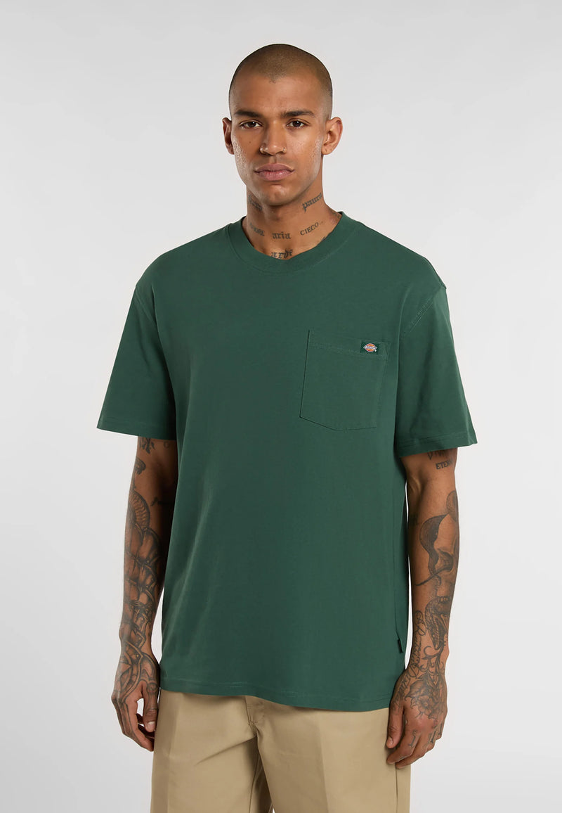 Load image into Gallery viewer, Dickies Men's Luray Pocket T-Shirt Pine Needle Green DK0A4YFCPIN1
