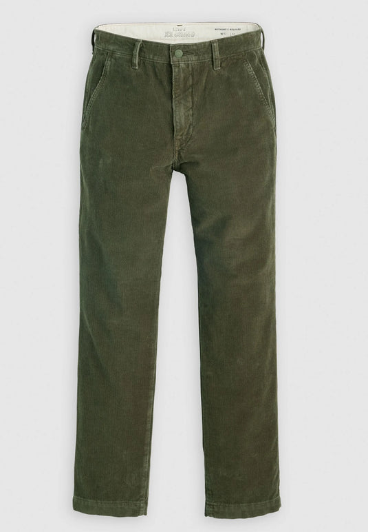 Levis's Men's XX Chino Authentic Relaxed Corduroy Pants Green A57530123
