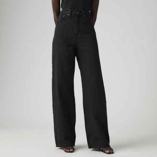 Levi's Women's Cinch Baggy Jeans Capturing Moments Black 001UP0003