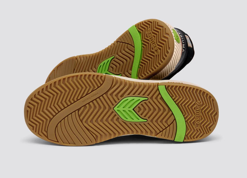 Load image into Gallery viewer, Cariuma Men&#39;s UBA Pro Black Suede And Mesh Light Cream Shoes Black 701911B68-M115
