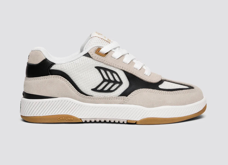 Load image into Gallery viewer, Cariuma Men&#39;s Skategoat C25 Pro Shoes Off White Light Cream black 713011W2T-M115
