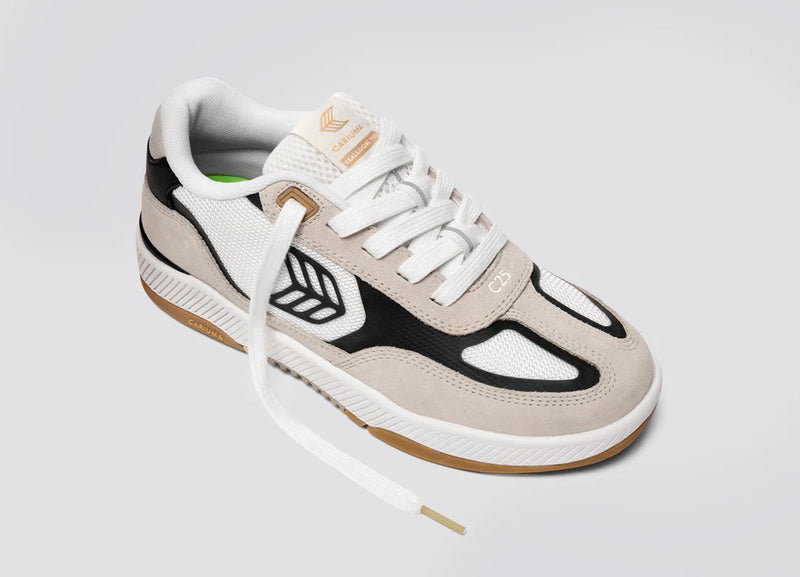 Load image into Gallery viewer, Cariuma Men&#39;s Skategoat C25 Pro Shoes Off White Light Cream black 713011W2T-M115
