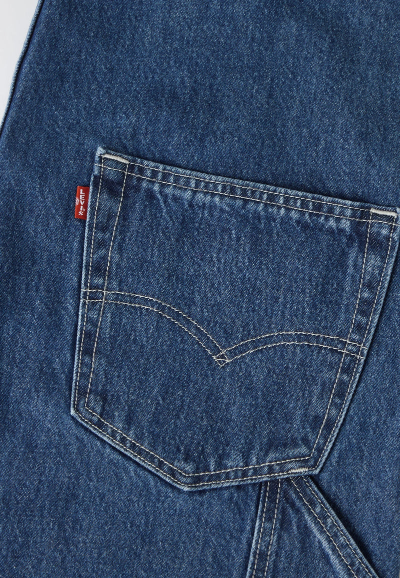 Load image into Gallery viewer, Levi's Men's Loose Overalls Jumpsuit Medium Wash 0057W0011
