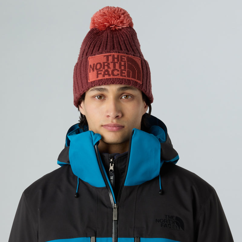 Load image into Gallery viewer, The North Face Unisex Heritage Ski Tuke Beanie Sumac/Mars Dust NF0A7WJODI8
